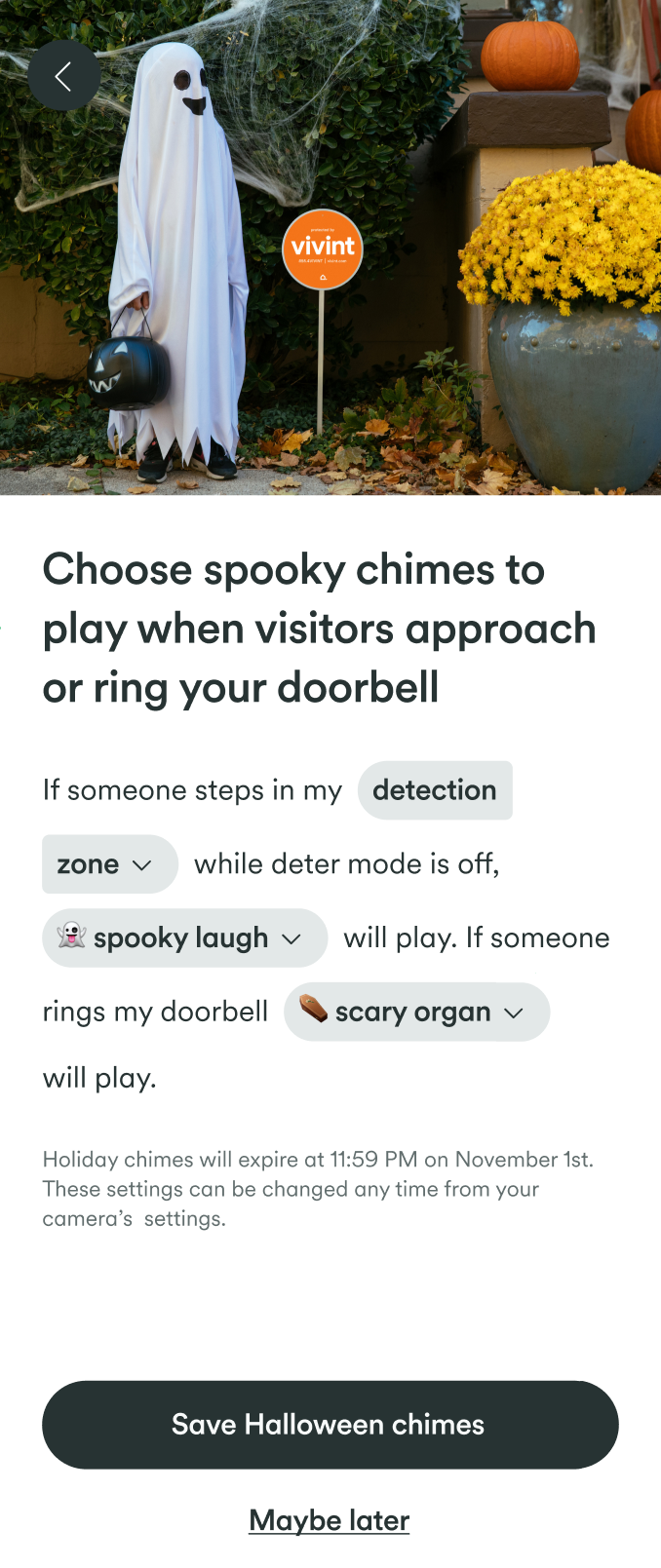 Ring doorbell best sale holiday chimes